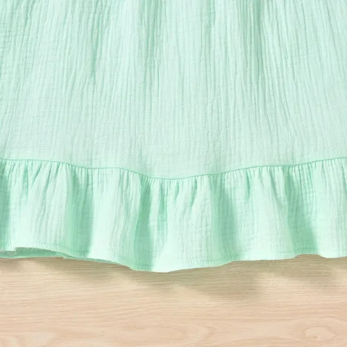 Vista 6 de HINTINA Vestido de verano sin mangas con bordado étnico mexicano