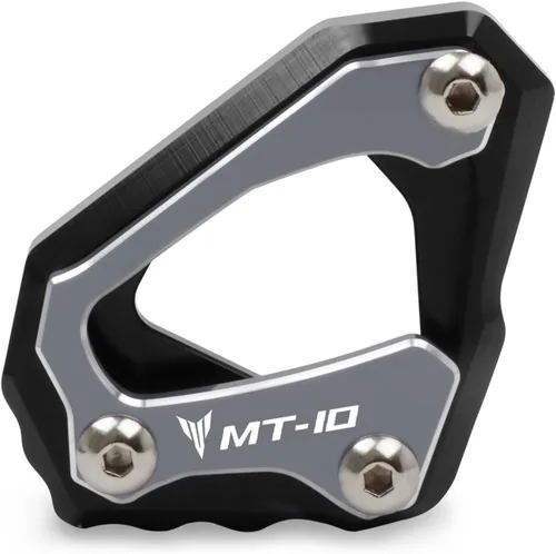 Vista 8 de KAnduo Placa de soporte lateral de pie CNC para motocicleta, soporte para Yamaha para MT-10 para MT 10 para MT10 para MT10 para FZ-10 FZ10 R1M R1 M