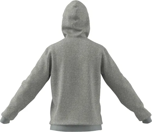 Vista 4 de adidas Sudadera con capucha de forro polar con logotipo grande