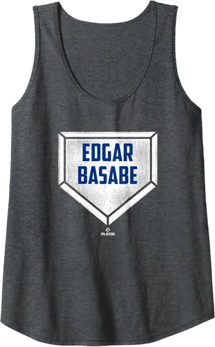 Vista 5 de Home Plate Gameday Edgar Basabe Prospect Baseball Fan Gear Tank Top