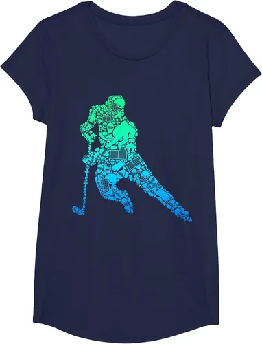 Vista 59 de Jugador de hockey sobre hielo Camiseta de hockey sobre hielo para hombres y niños Asphalt Grey