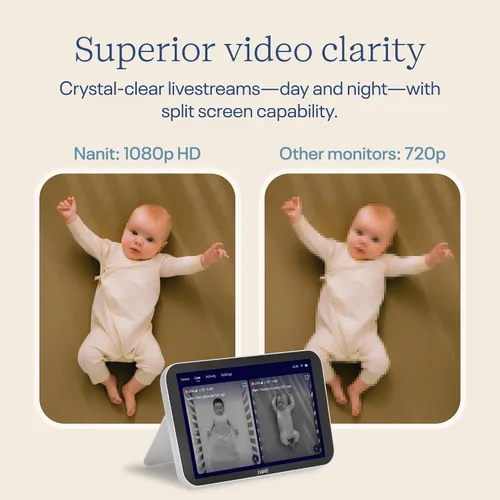 Vista 4 de Nanit Pantalla de visualización - Monitor de video dedicado para bebés
