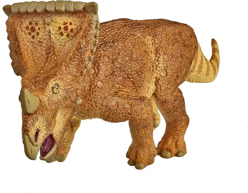 Vista 4 de Safari Ltd. Vagaceratops - Figura detallada de dinosaurio de 6.25 pulgadas, juguete educativo para niños, niñas y niños a partir de 3 años
