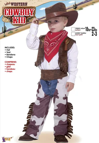 Vista 2 de Forum Novelties Disfraz de vaquero para niño