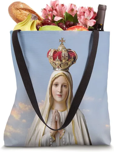 Vista 4 de con bolsa de mano de fondo Rosary Heaven