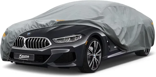 Vista 204 de Kayme Funda de Coche de Servicio Pesado Impermeable para Todo Tipo de Clima, Ajuste Personalizado para Tesla Model S, Cubierta Exterior Completa