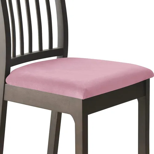 Vista 12 de Fundas de asiento de terciopelo para silla de comedor, fundas elásticas para sillas de comedor con lazos, funda protectora suave para cocina, hotel