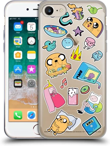 Vista 69 de Head Case Designs Funda de gel suave con licencia oficial de Adventure Time BMO Graphics compatible con Apple iPhone 7 Plus/iPhone 8 Plus