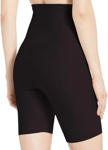 Vista 2 de Flexees Maidenform - Base firme para mujer, cintura alta, adelgazante de muslos, Negro