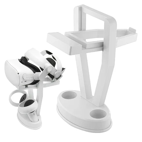 Vista 3 de Beat Saber Oculus Quest 2 Accessories, Oculus Quest 2 Sword Grip,Oculus Quest 2 Holder White, Headset Display Stand Compatible with Oculus Quest