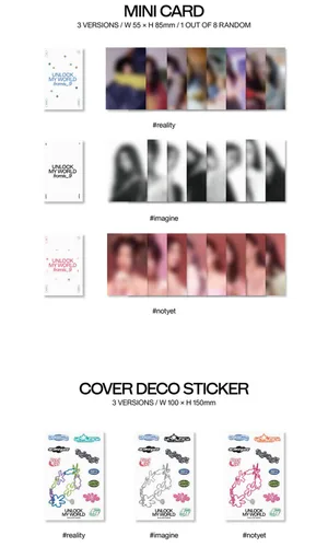 Vista 6 de FROMIS_9 DESBLOQUEAR MI MUNDO 1er álbum AUNDO Ver. K-POP SELLADO