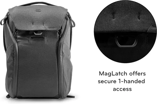 Vista 2 de Peak Design Mochila unisex para laptop para adultos, Negro, 20L