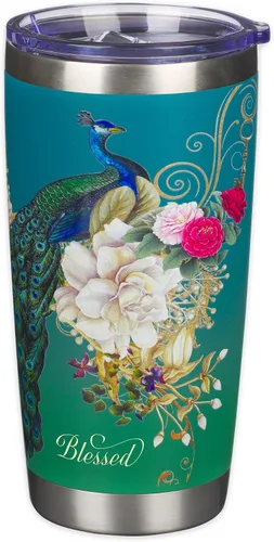 Vista 19 de Christian Art Gifts - Taza de viaje de acero inoxidable con aislamiento al vacío de doble pared de 18 oz, color negro mate, con tapa para hombres