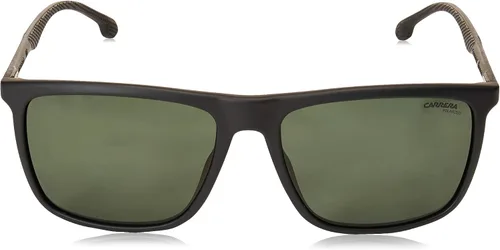 Vista 2 de Gafas de sol Carrera (8032-S SUBUC) Matt Black - Lentes polarizadas gris verde