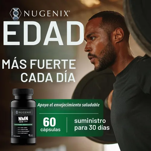 Vista 3 de Nugenix NMN Supplement 500mg, NAD Supplement, 60 Capsules