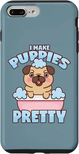 Vista 9 de iPhone 14 Dog Groomer Pug Dog Puppy Bath Dog Salon Case