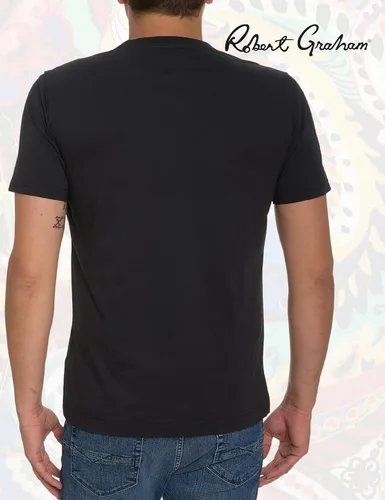 Vista 4 de Robert Graham Fraizer - Camiseta de manga corta de algodón para hombre