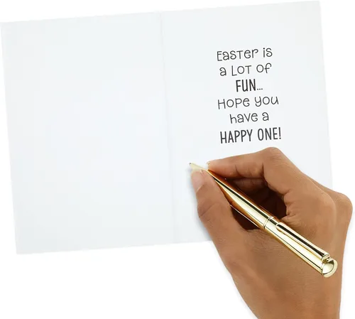 Vista 5 de Hallmark Paquete de tarjetas de Pascua para niños, conejo de Pascua (6 tarjetas con sobres)