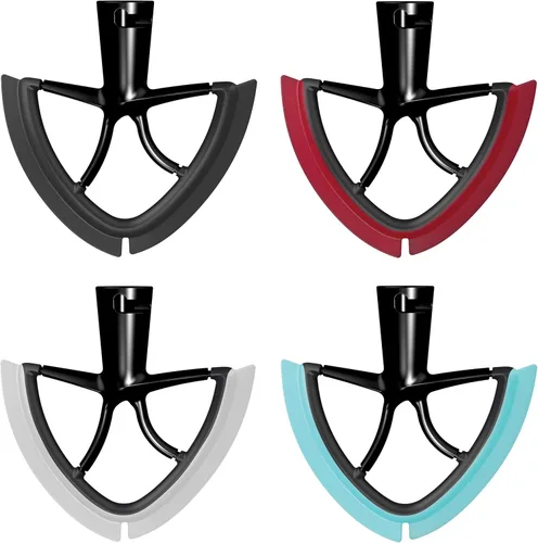 Vista 4 de New Metro Design Beater Blade Metal TH-M Compatible con KitchenAid 4.5-5 Qt Batidora de pie inclinable, color negro