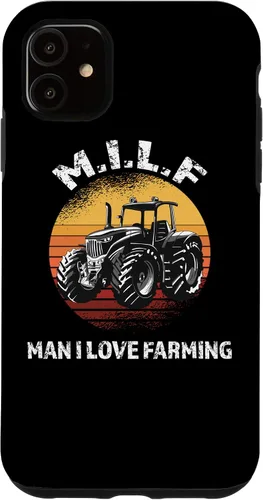 Vista 6 de iPhone 12 mini divertido MILF camisa - hombre me encanta la agricultura divertido granjero regalo caso