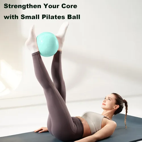 Vista 6 de Pelota de ejercicio para entrenamientos, antiestallido y resistente al deslizamiento, pelota de yoga para gimnasio, fitness y terapia física