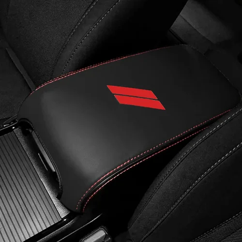 Vista 9 de Funda para reposabrazos de consola central adecuada para Dodge Charger 2011-2023, para Chrysler 300 2011-2022 de cuero antiarañazos, protector