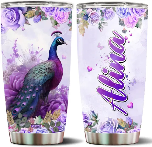 Vista 9 de Vaso de abeja personalizado con nombre personalizado de abejas reinas, regalos para mujeres, tazas de agua, botella de agua de 20 onzas, regalo