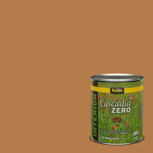 Vista 186 de Rodda Paint CASCADIA ZERO - Pintura plana e imprimación para interiores en uno, cuarto de galón, crema de ballet