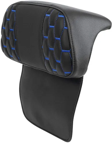 Vista 3 de C.C. RIDER Almohadilla de respaldo para maletero recortada para Harley Davidson Touring CVO Street Glide Road Glide Electra Glide 2014-2024 Costuras