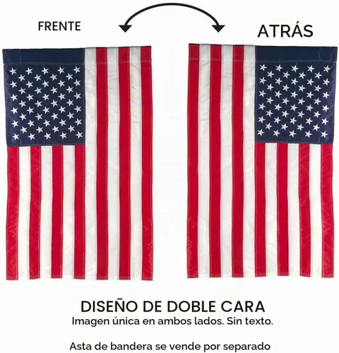 Vista 6 de Evergreen Enterprises EG11220 Bandera de los Estados Unidos de América para jardín. Bandera de jardín estadounidense de 12 x 18 pulgadas