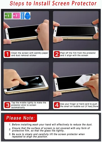 Vista 7 de Funda rígida para Samsung Galaxy A04E, transparente, delgada, rígida, híbrida, a prueba de golpes, con protector de pantalla de vidrio templado