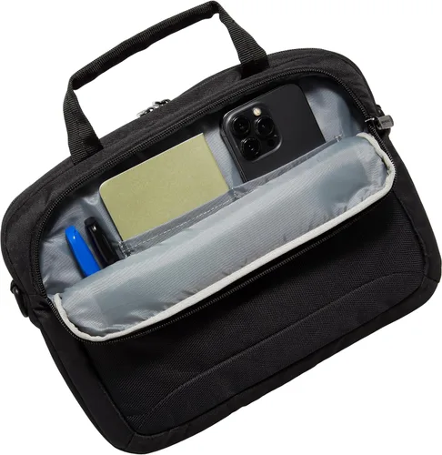 Vista 4 de Amazon Basics - Funda de transporte para laptop con correa de hombro, 1 unidad, 11.6 pulgadas, negro