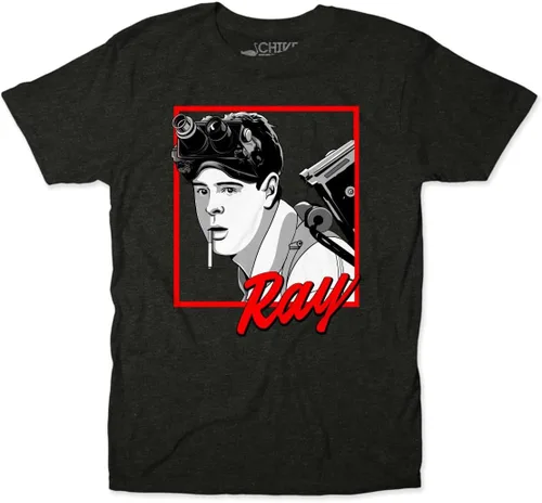 Vista 7 de Camiseta de película de comedia de los años 80 de Bill Murray Venkman Buster de 8 bits - Gris