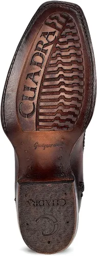 Vista 6 de Cuadra Botas vaqueras para hombre en piel auténtica de avestruz 1J2KPT