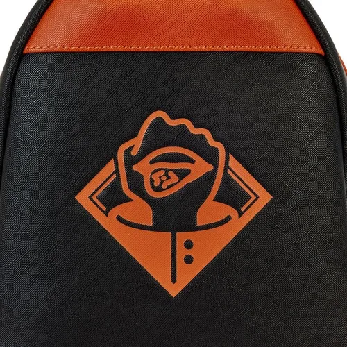 Vista 5 de Loungefly Jujutsu Kaisen Yuji Itadori Bolso de hombro con doble correa, Multi, Mini