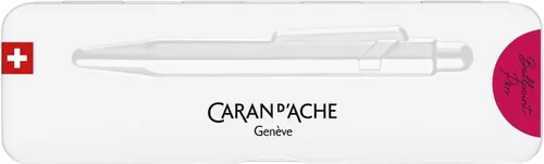Vista 2 de Caran D'ache 849 Pop Line Fluo Bolígrafo Morado con Caja de Metal (849.590)