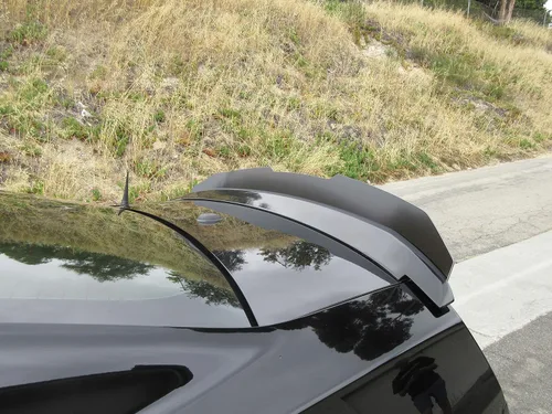 Vista 7 de Alerón de Mimbre Alto Hardcore Compatible con Mustang 2010-14 ¡Fabricado en Estados Unidos!