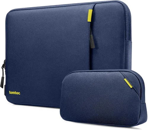 Vista 11 de tomtoc Set de funda protectora 360 para laptop para MacBook Air de 13 pulgadas M4/A3240 2025, M3/A3113, M2/A2681 M1/A2337, MacBook Pro de 13