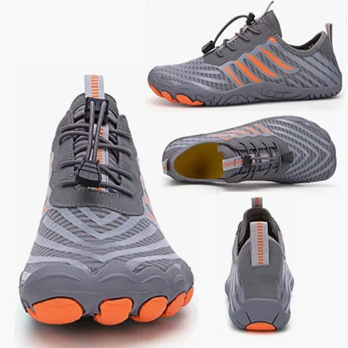 Vista 2 de Zapatos de playa para hombre y mujer, zapatos de senderismo descalzo, ligeros, para rafting, roca, río, zapatos de agua para mujer