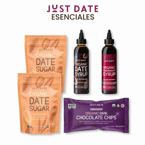 Vista 8 de Just Date Syrup Sólo jarabe de granada: melaza de granada orgánica Una botella de compresión de 8,8 oz I Low-Glycemic, Vegan, Paleo