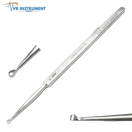 Vista 2 de Dermatología ENT Fox Dermal Curetas 0.079 in Instrumentos quirúrgicos MedicaI 5.5