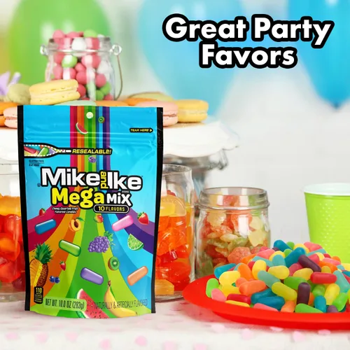 Vista 8 de Mike and Ike Mega Mix Candy, paquete de 2 cajas de dulces de cine de 10 onzas cada una, dulces ideales para Mike e Ike para tus películas favoritas