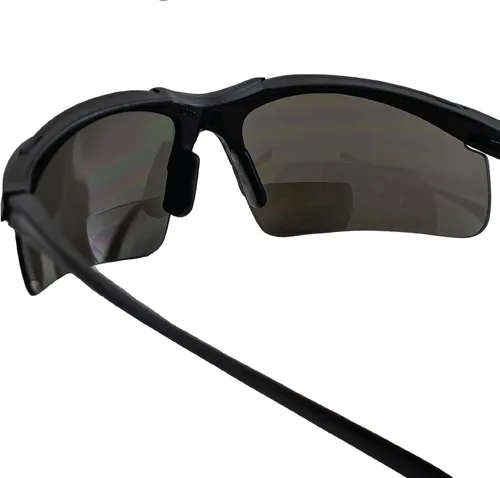 Vista 10 de Global Vision Apex - Lentes de seguridad bifocales UV400 con aumento de 2.50, lente ahumada
