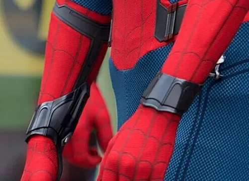 Vista 5 de OTAOD Tirador de telaraña para niños y adultos, lanzador de cosplay de araña, accesorios de araña, lanzador negro para decorar