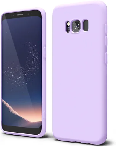 Vista 142 de oakxco Funda para teléfono Samsung Galaxy S8 de silicona líquida, delgada y fina de gel de goma suave TPU cubierta protectora simple llana