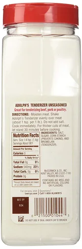 Vista 4 de Adolph's Ablandador sin sazonar, 44.5 oz (paquete - 2)