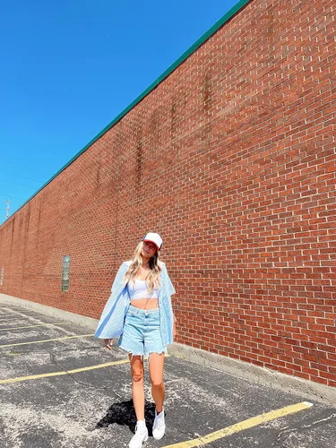Vista 100 de Funky Junque Gorra de béisbol de béisbol en blanco para hombre y mujer