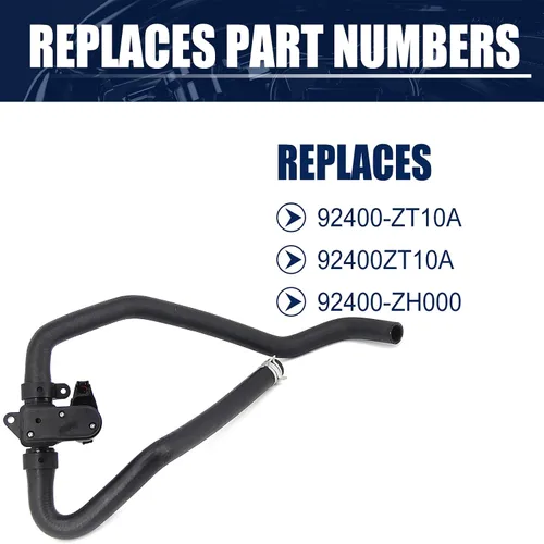 Vista 4 de Reemplazo de la válvula de control de la manguera de entrada del calentador HVAC para Nissan Titan 2006-2015 Reemplazar 92400-ZT10A 92400ZT10A 5.6L