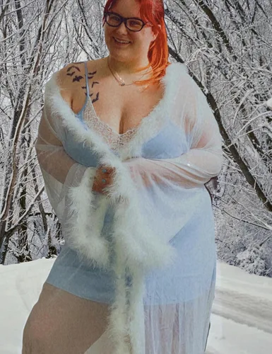 Vista 2 de ohyeahlady Women Long Kimono Robe Plus Size Sexy Sheer Mesh Fur Robe Lingerie Feather Bridal Robe