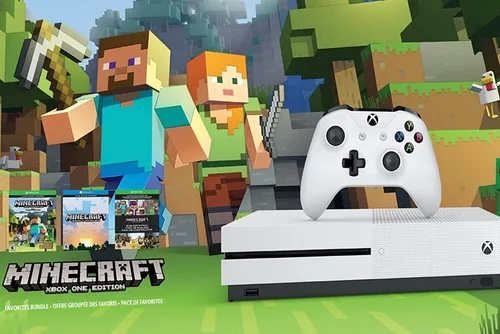Vista 4 de Consola Xbox One S 500 GBPaquete Minecraft